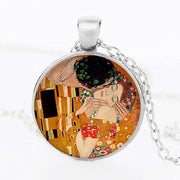 The Kiss Starry Night Sunflower Glass Necklace – Jewelry Gift Ideas — 14