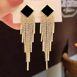 Women's Fashion Temperament Rhinestone Long Tassel – Stylish Gifts — 4