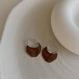 Irregular Dripping Metal Earrings All-match – Small Gift Ideas — 6