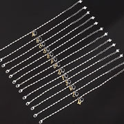DIY Ancient Bead Chain Alphabet Bubble Bracelet – Stylish Gifts — 3