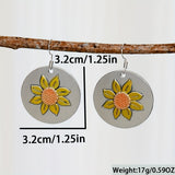 Female Bohemian Fashion Retro Sunflower Earrings – Stylish Gifts — 3