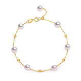 18k Gold Star Pearl Bracelet – Jewelry Gift Ideas — 4