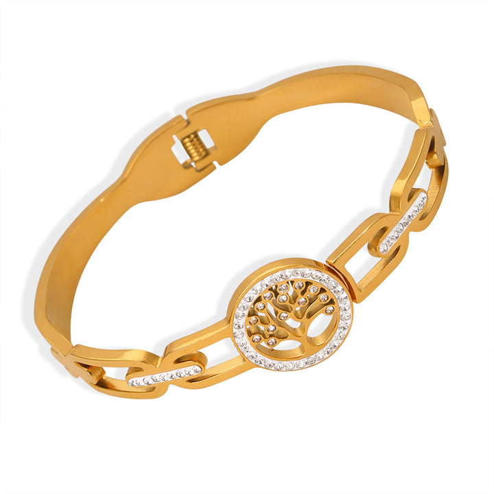 Tree Of Life Bracelet Female Hollow Jeweled – Jewelry Gift Ideas — 2
