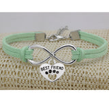 Vintage 8-word Peach Heart Best Friend Flanelle – Jewelry Gift Ideas — 17