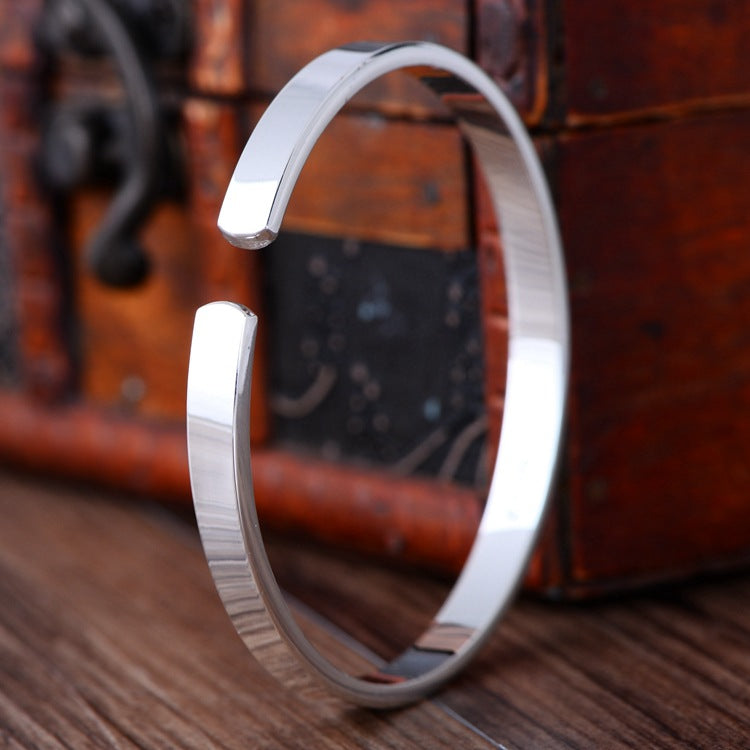 Sterling Silver Bracelet Female Pair Of Simple – Jewelry Gift Ideas — 1