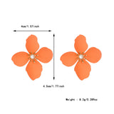 Colorful Flower Stud Earrings European And American – Thoughtful Gifts — 6