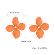Colorful Flower Stud Earrings European And American – Thoughtful Gifts — 6