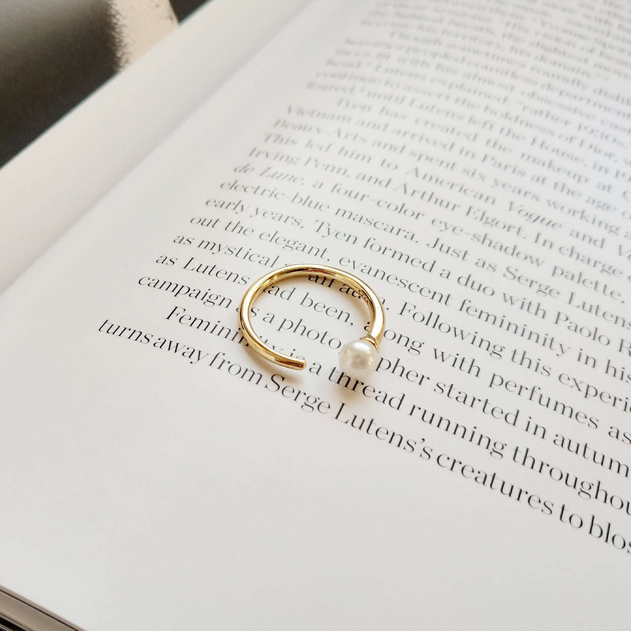 Korean S925 Sterling Silver Pearl Ring – Unique Gift Ideas — 1