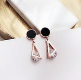 Geometric Double Triangle Stud Earrings – Gift Ideas — 8