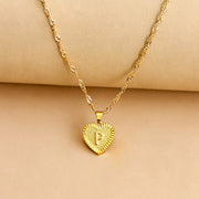 Hexagon Imitation Gold Pendant Necklace Peach – Jewelry Gift Ideas — 11