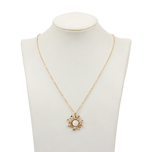 Creative Sun Flower Opal Choker Necklace Female – Jewelry Gift Ideas — 2