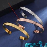 Carved Stainless Steel Bracelet Men Women – Jewelry Gift Ideas — 3