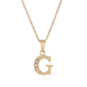 Diamond Necklace With English Letters – Jewelry Gift Ideas — 14