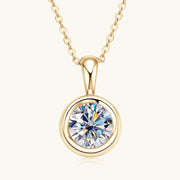 Female Design Sense Moissanite Pendant Necklace – Jewelry Gift Ideas — 2