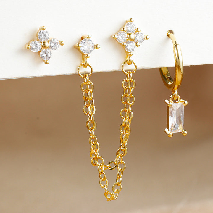3-piece Set Zircon Birthstone Twelve – Holiday Gift Ideas — 1