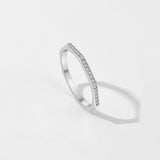 Sterling Silver Female With Hearts Simple Personality – Stylish Gifts — 3