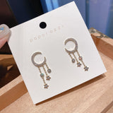 Net Red Same Temperament Tassel Star and Moon Earrings – Gift Ideas — 2