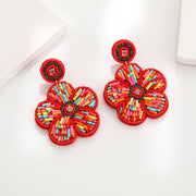 Creative Beach Vacation Handmade Fabric Bead Earrings – Gifts for Her — 5