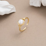 Romantic Natural Baroque Freshwater Pearl Ring – Gifts for Couples — 2