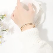 Women's Wave Diamond Simple All-match Bracelet – Jewelry Gift Ideas — 8