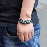 Men's Leather Personality Vintage Zodiac Bracelet – Jewelry Gift Ideas — 3