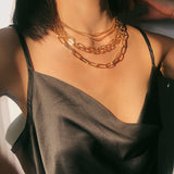 Punk multilayer necklace – Jewelry Gift Ideas — 3