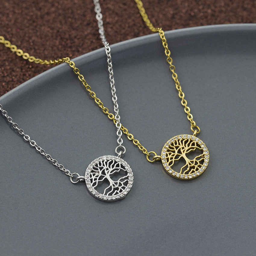 Life Tree Pendant Necklace – Jewelry Gift Ideas — 1
