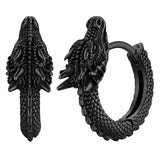 Stainless Steel Dragon Earrings Punk Hip Hop – Birthday Gifts — 3