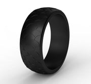 Fish scale men's ring – Gifts for Him — 9