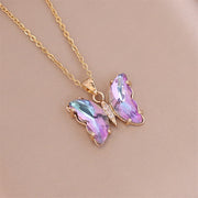Gradient Butterfly Necklace Women's Fashion – Jewelry Gift Ideas — 5