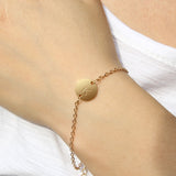 Round pendant 26 English alphabet bracelet – Jewelry Gift Ideas — 5