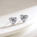 Women's Triangle Silver Plated Earring Jewelry – Jewelry Gift Ideas — 5