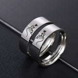 Hot Couple Titanium Steel Ring – Gifts for Couples — 4