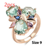 Fashion Creative Alloy Diamond-studded Ring Earrings – Stylish Gifts — 3