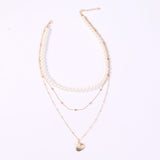 Pearl Chain Layered Necklace for Women Retro – Jewelry Gift Ideas — 2