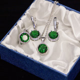 Earrings Ring Necklace Three-piece Jewelry Set – Jewelry Gift Ideas — 2