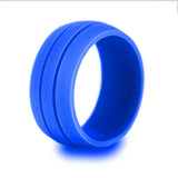 Wide double slot silicone ring – Small Gift Ideas — 7