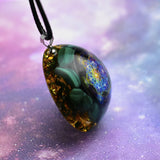 Archangel Rune Natural Crystal Epoxy Pendant – Jewelry Gift Ideas — 5