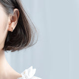 Korean style micro-encrusted circle earrings small – Stylish Gifts — 3