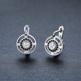 Luxury Shining Over Earrings Studded With Zircon – Gifts for Her — 1