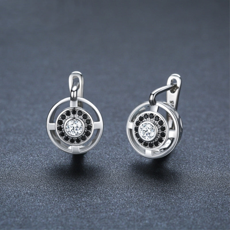 Luxury Shining Over Earrings Studded With Zircon – Gifts for Her — 1