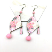 Hefeng Series Personalized Wood Fan Earrings – Birthday Gifts — 4