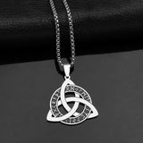 Viking Celtic Knot Stainless Steel Necklace – Jewelry Gift Ideas — 4