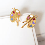Style Drawing Board Earrings Nail Women Simple – Stylish Gifts — 2