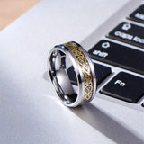 Personalized European And American Tungsten Gold Ring – Stylish Gifts — 4