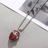 Design Sense Beating Heart Pendant Box Necklace – Jewelry Gift Ideas — 2