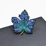 Fashionable And Elegant Blue Gradient Maple Leaf – Jewelry Gift Ideas — 2