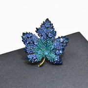 Fashionable And Elegant Blue Gradient Maple Leaf – Jewelry Gift Ideas — 2