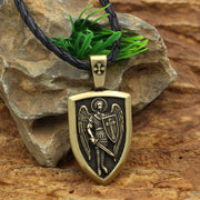 Saint Michael Archangel Pendant Necklace – Jewelry Gift Ideas — 4