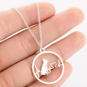 Round Animal Heartbeat Necklace – Jewelry Gift Ideas — 14